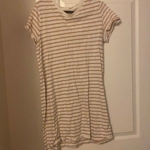 Striped T-shirt Dress